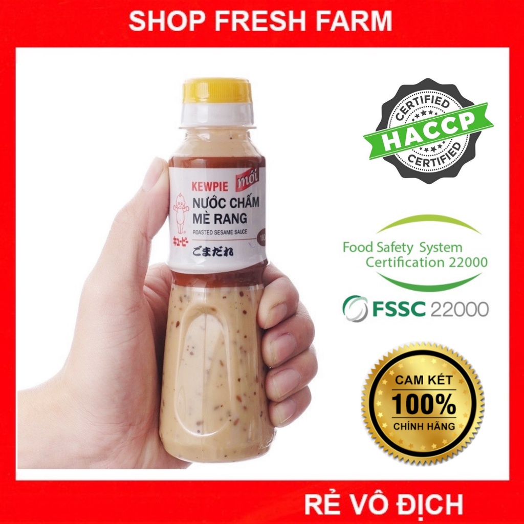 Nước chấm sốt mè rang Kewpie chai 180ml