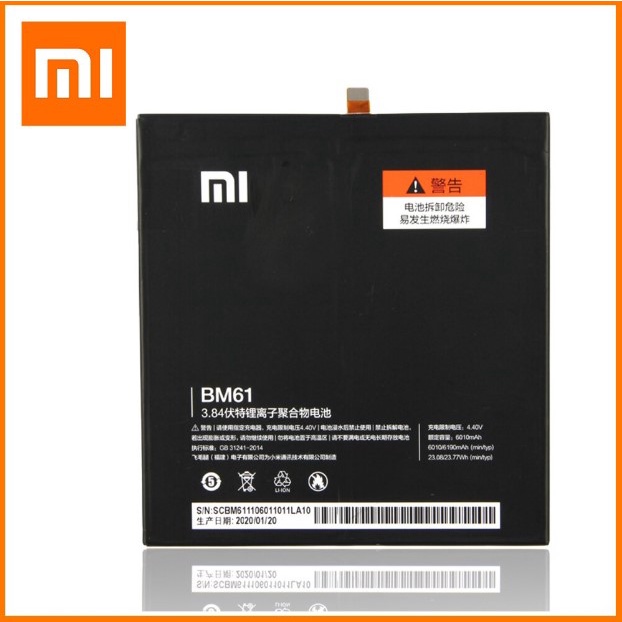 Pin zin Xiaomi Mipad 2 BN61 6010mAh | Dung lượng gốc | Tặng bộ tháo mở + seal dán