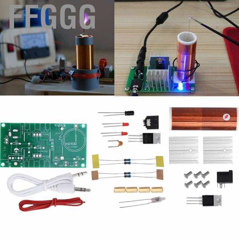 Ffggg Tesla Coil Module Plasma Speaker DIY Electronic Kit Tool 15W DC 15‑24V 2A