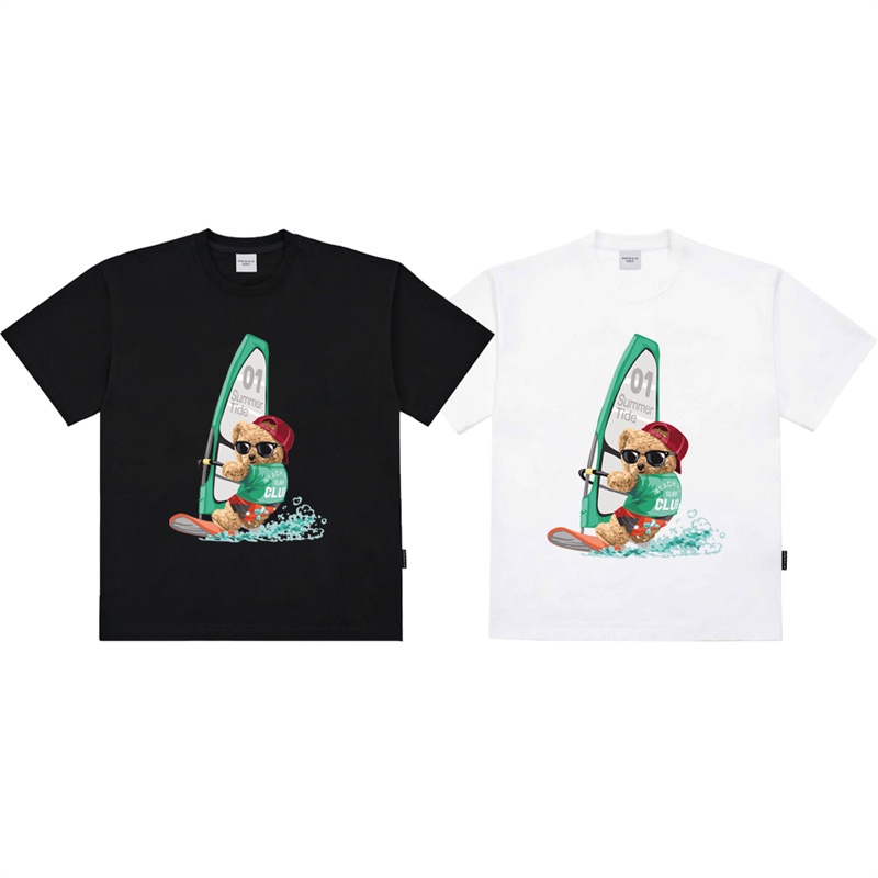 Áo Thun Cotton Tay Ngắn Dáng Rộng In Chữ Acme-de-Lie Thời Trang Cho Nam Và Nữ