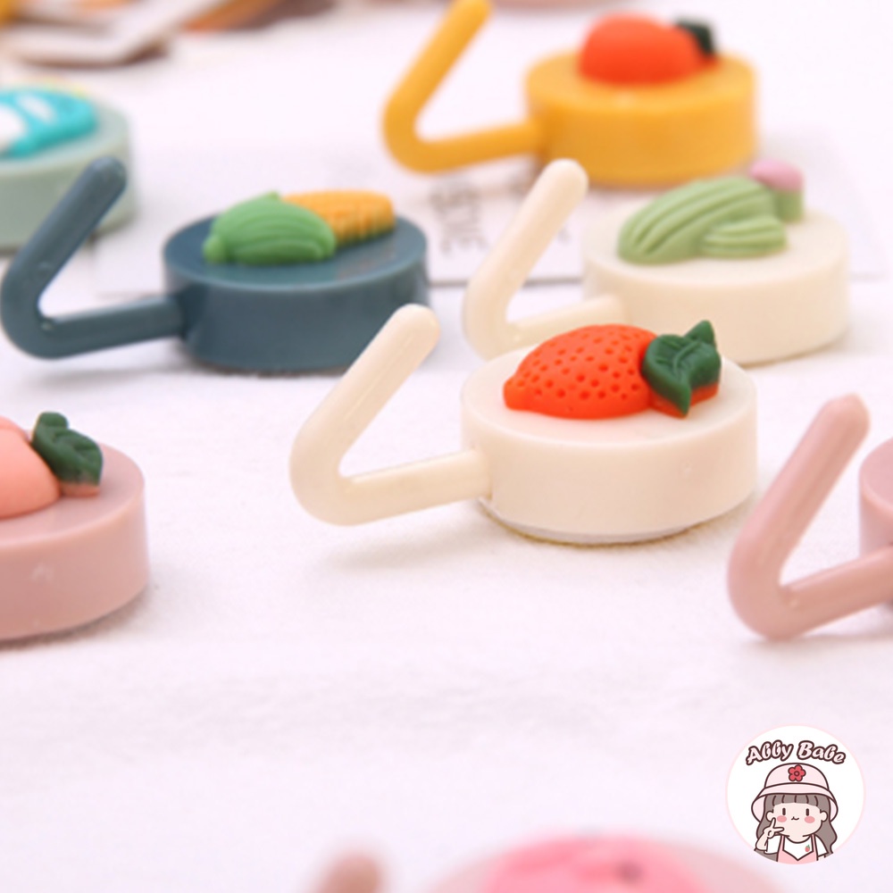 Giá Đỡ Cây Lau Nhà Đa Năng Dán Tường Hình Trái Cây/Động Vật Siêu Mạnh Cho Nhà Bếp/Phòng Tắm