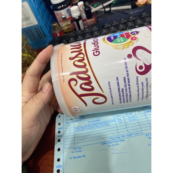 Sữa y tế dành cho người tiểu đường Tadasua Gludiabet Hộp 400gr
