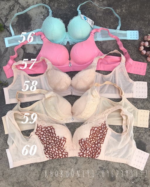 [Size 32/A70] Áo Ngực Ren Cotton Loại Đẹp - Hàng TQXK (Mã 56-65)