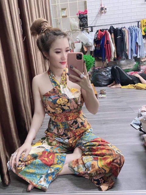 Jum yếm họa tiết thổ cẩm | BigBuy360 - bigbuy360.vn