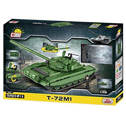 Đồ chơi lắp ráp Lego xe bánh xích - xe tăng - Tank T-72M1 COBI-2615