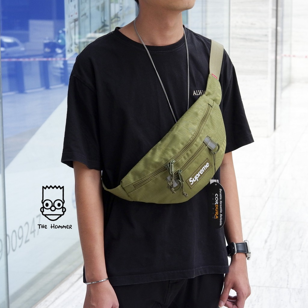 Túi bao tử Supreme Waist Bag SS19 ( Ảnh thật)