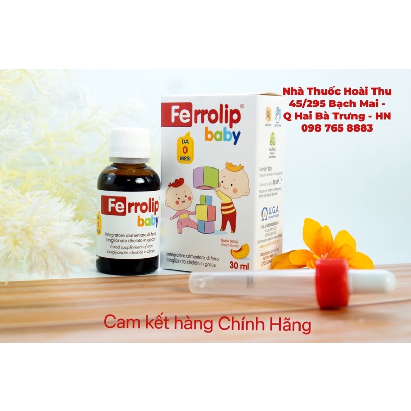 FERROLIP Baby - Sắt hữu cơ nhỏ giọt cho bé
