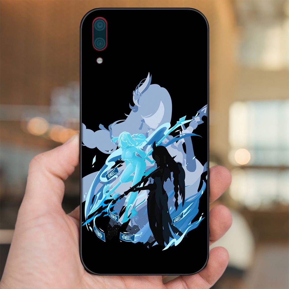 Ốp lưng Huawei Y7 Pro 2019 viền đen in hình Shenhe Genshin Impact