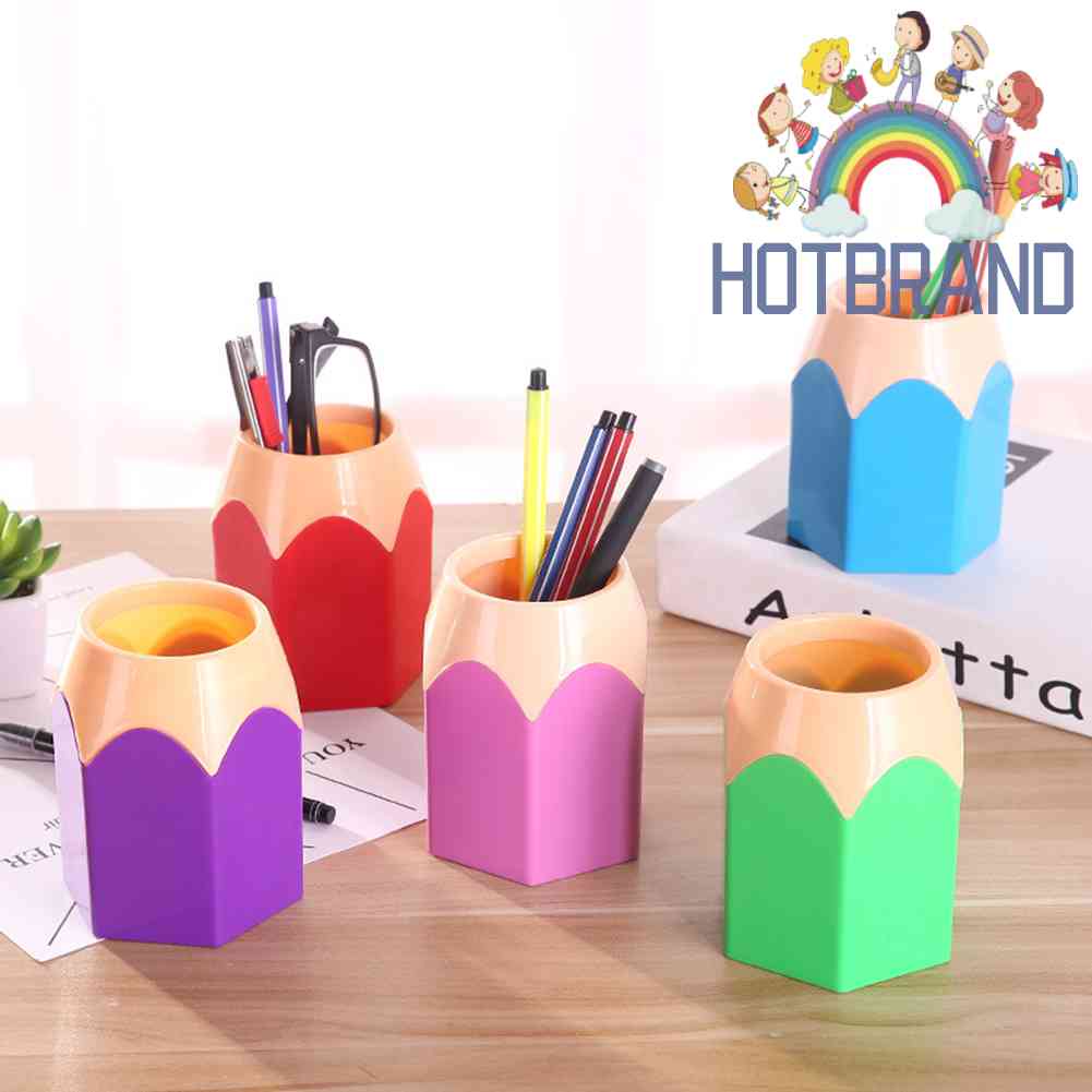 Lọ Đựng Cọ Trang Điểm / Bút Để Bàn Văn Phòng Tiện Lợi