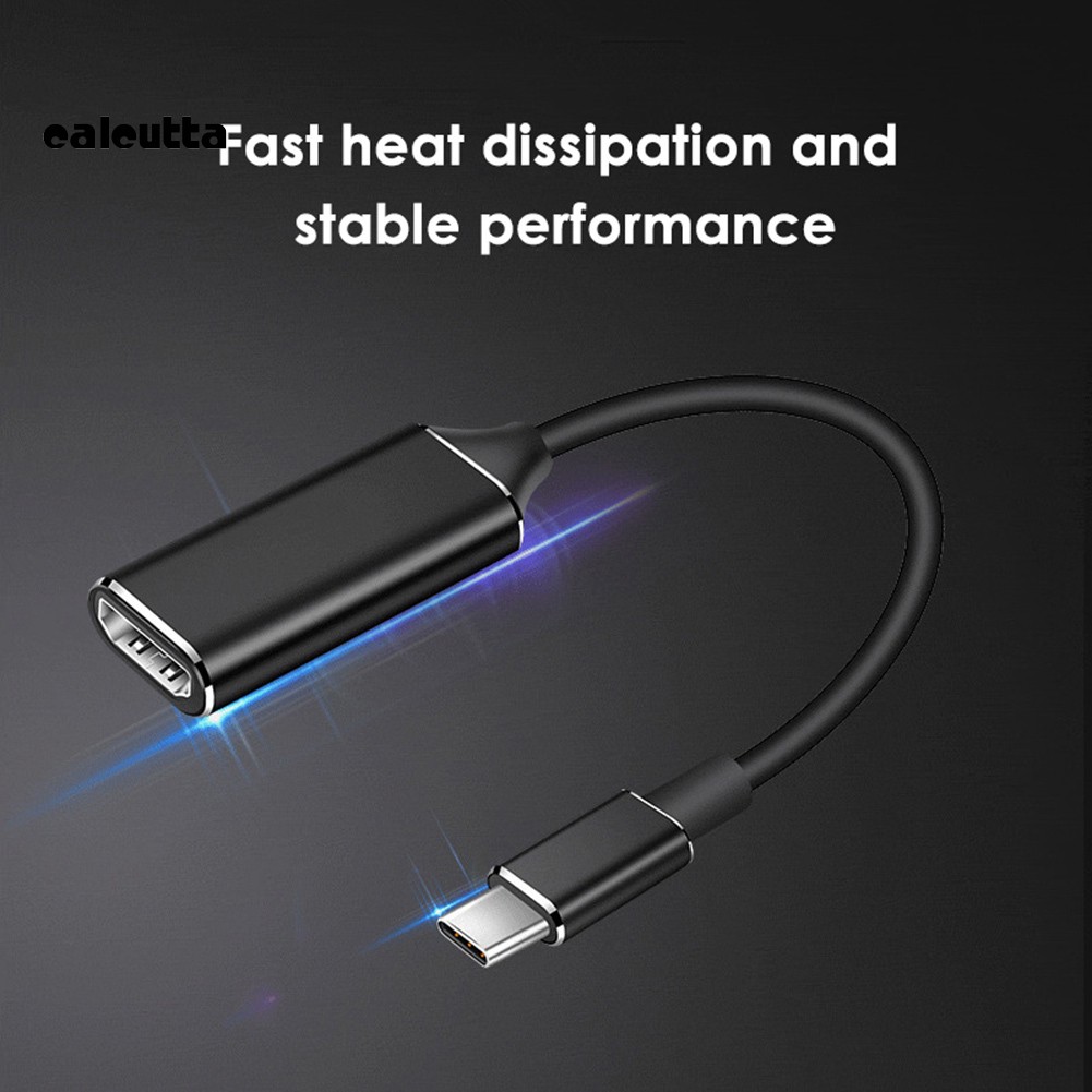 Cáp Chuyển Đổi Yyjj Hợp Kim Nhôm Usb 3.1 Type-C Sang Hdmi Hd 4k Cho Hdtv