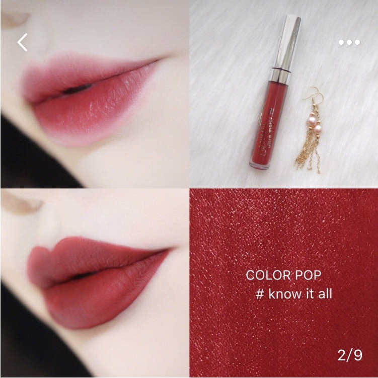 Son kem Colourpop Ultra matte lipstick