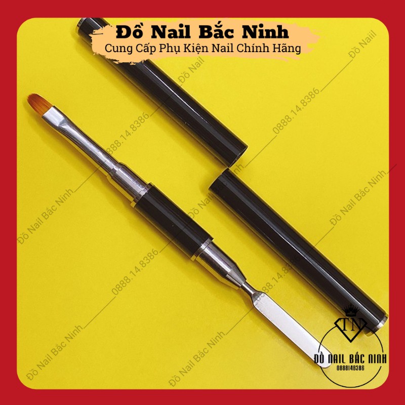 Cọ Đắp Gel Gôm Loại 2 Đầu Chuyên Dụng Làm Nail