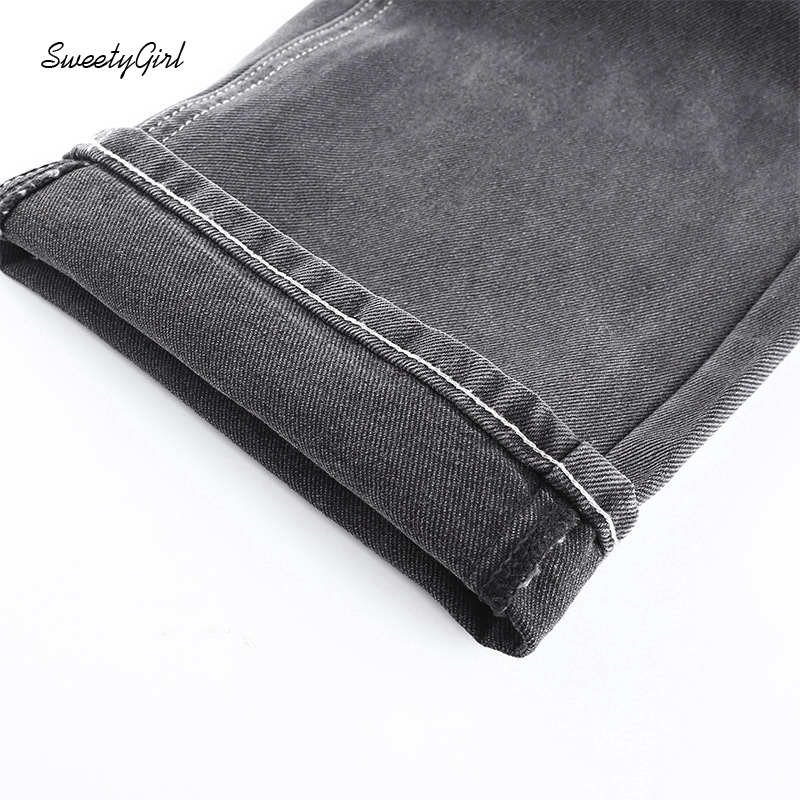 Quần Jeans Nữ Lưng Cao Ống Đứng Thời Trang