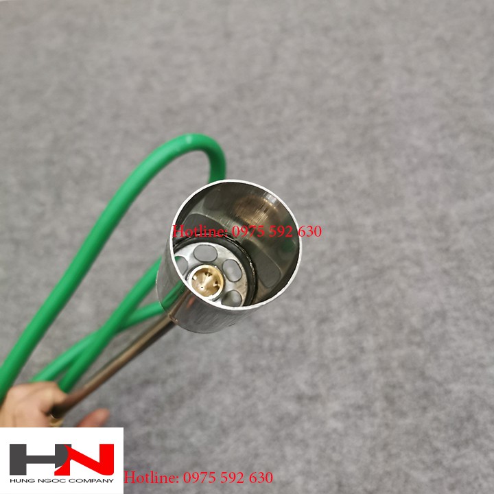 Khò lửa bằng ga cán dài loa inox 40mm