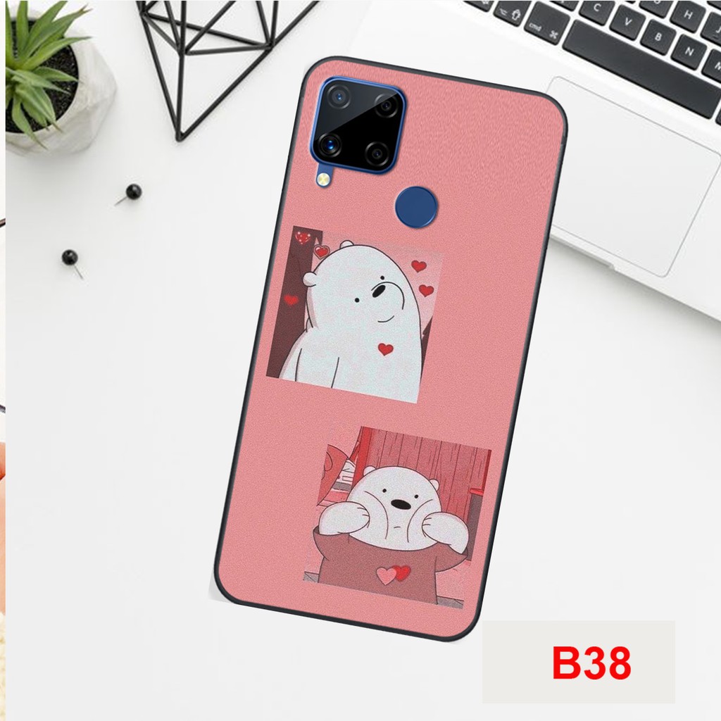 ÔP LƯNG OPPO REALME C11/C12/C15 HÌNH CHÚ GẤU BEER CỰC HOT 2021