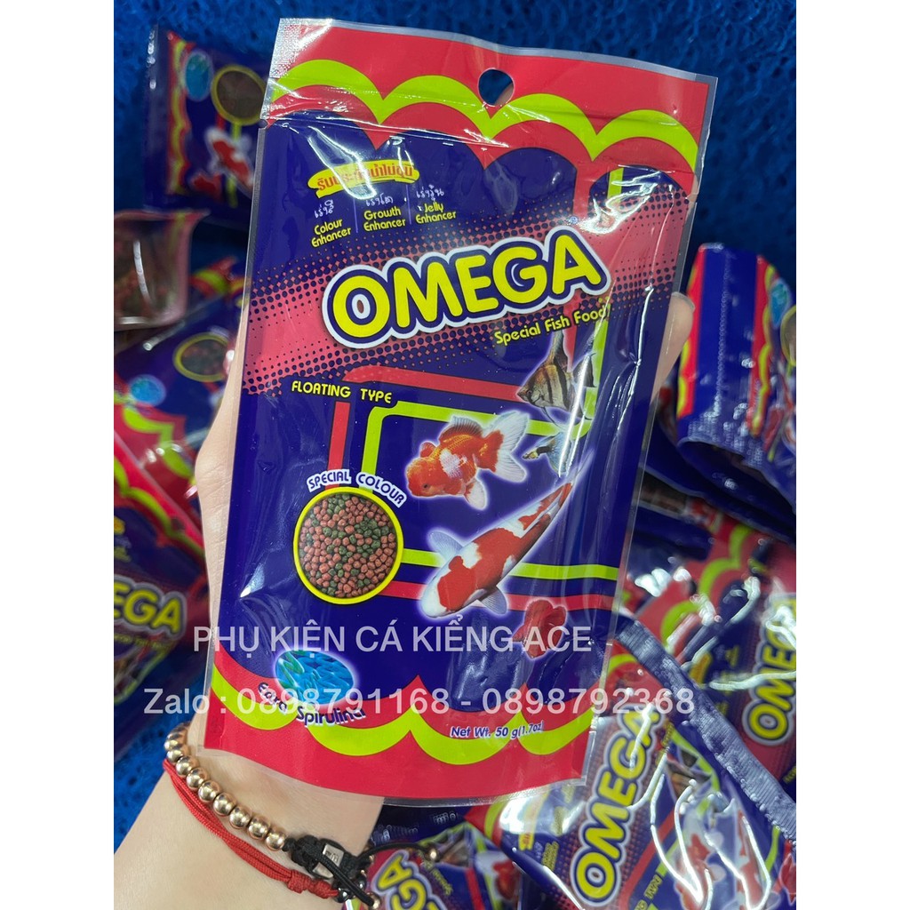 THỨC ĂN CÁ OMEGA 50GR