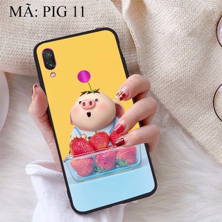Ốp lưng Xiaomi Redmi Note 7 viền dẻo TPU BST Pig Cute