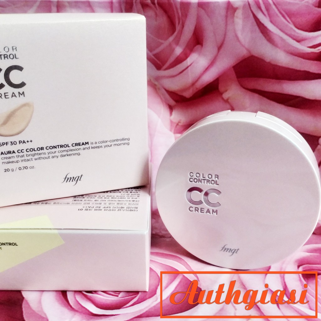 Kem nền TFS Face It Aura Color Control CC Cream The Face Shop Spf30 PA++ fmgt | BigBuy360 - bigbuy360.vn