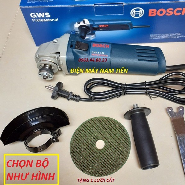 Máy mài, máy cắt BOSCH GWS 6-100 có điều chỉnh tốc độ