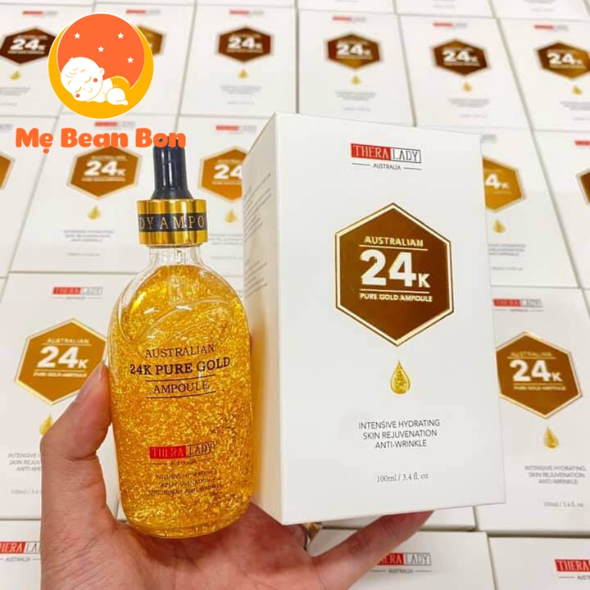 serum tinh chất vàng 24k Thera Lady Australian 24k Pure Gold Ampoule 100ml cho làn da trẻ đẹp sáng mịn giữ nét xuân