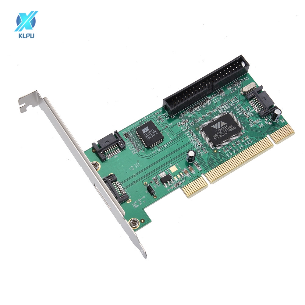 Bộ chuyển đổi PCI sang 3 đầu chia SATA + IDE VIA6421 HDD AC388 chất lượng cao
