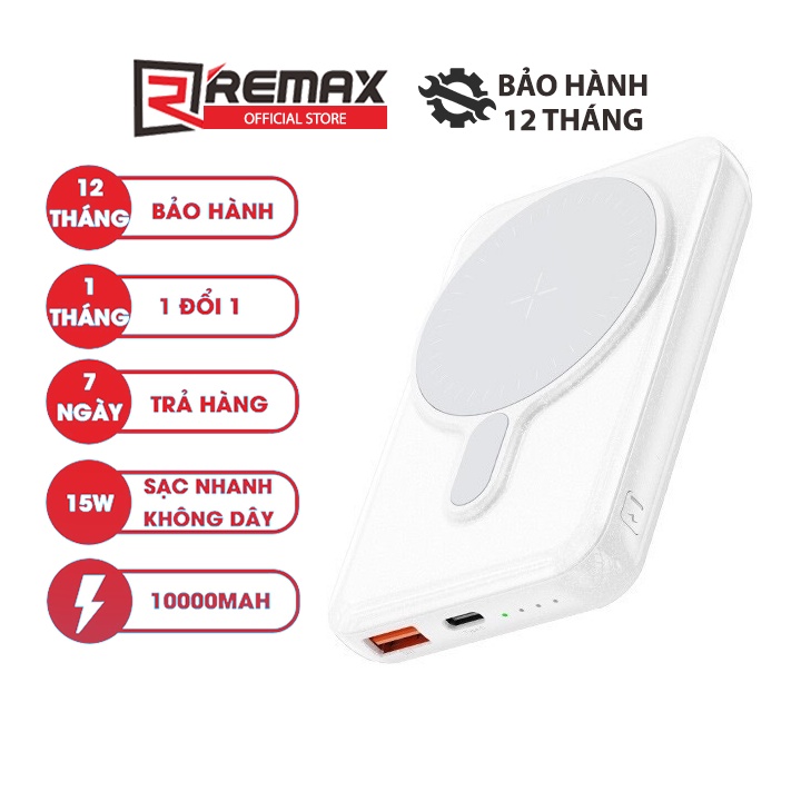 Pin dự phòng không dây Remax RPP-85 10000mAh sạc nhanh PD QC 20W