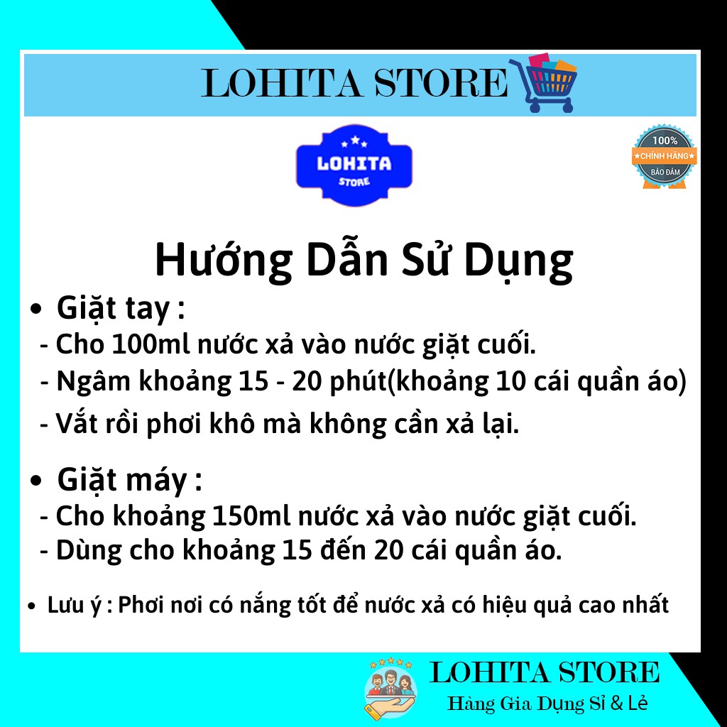 Nước xả Comfort Thái Lan can 3600ml chính hãng