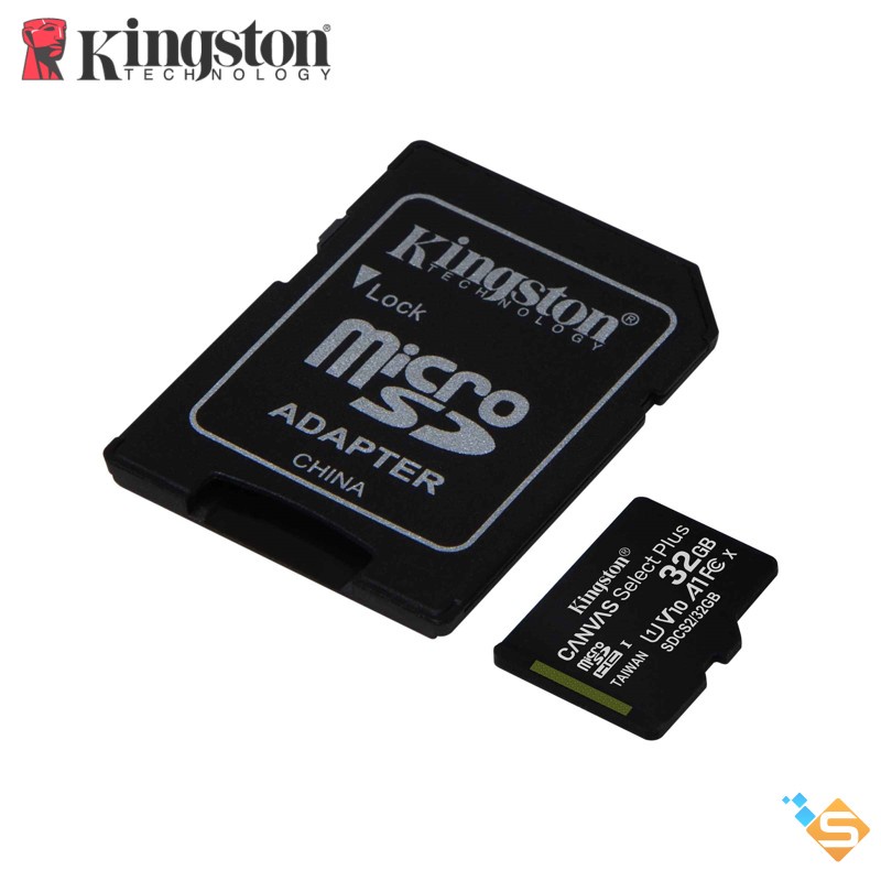 Thẻ Nhớ microSD Kingston 128GB 64Gb 32GB Canvas Select Plus Android A1 Read 100MB/s SDCS2 - Bảo Hành Chính Hãng 5 Năm