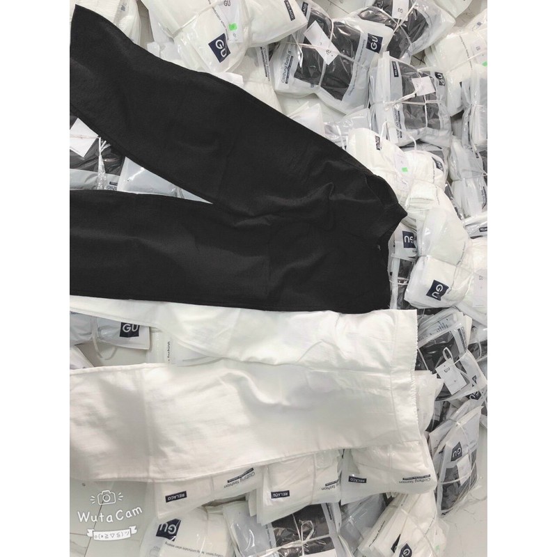 Quần đũi ống rộng túi GU