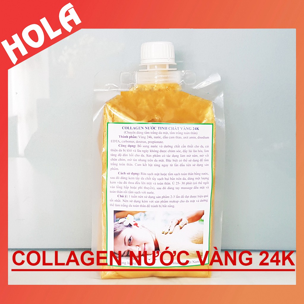 COLLAGEN TINH CHẤT 24K, DƯỠNG TRẮNG TOÀN THÂN