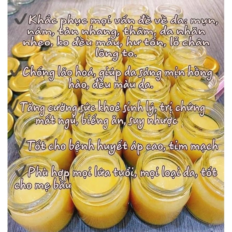 Sữa Ong chúa tươi HBee tự nhiên nguyên chất 100% không pha tạp ( Tặng cọ ) Lọ nhỏ | BigBuy360 - bigbuy360.vn