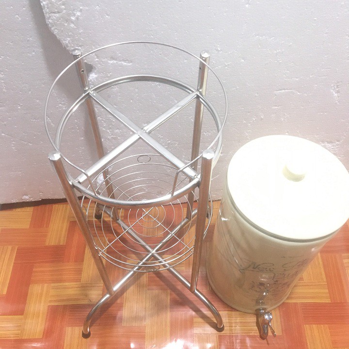 COMBO BÌNH SỨ LỌC NƯỚC THIÊN THANH KÈM CHÂN BÌNH INOX CAO CẤP-BLS20LC-CB27I-