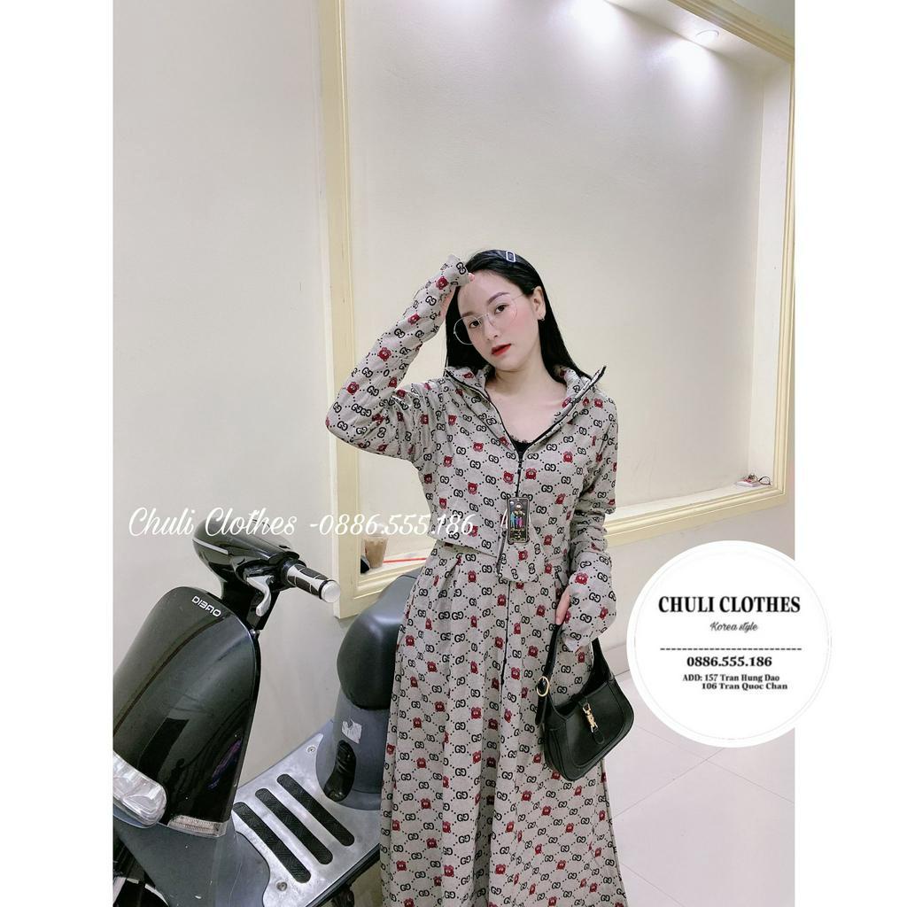 Size L - Áo chống nắng nữ toàn thân dáng Croptop dày 2 lớp dáng xòe không xẻ sau che kín , áo chống nắng mỹ nhi . Chuli