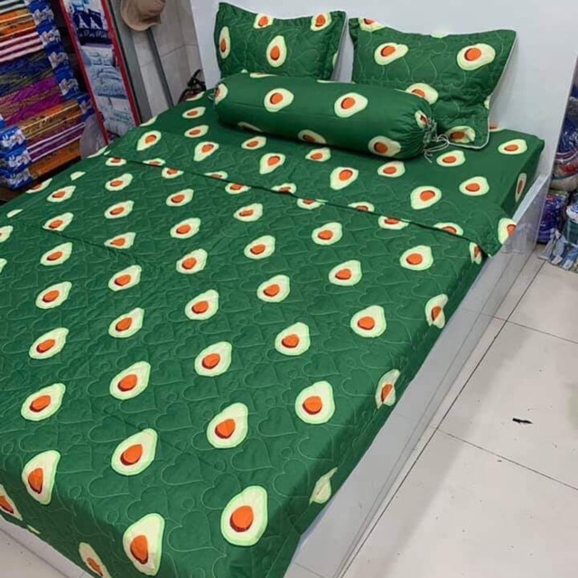 Bộ gra giường 5 món ẢNH THẬT