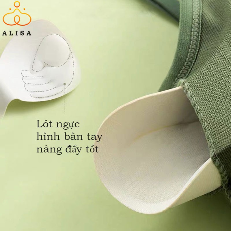 Áo Bra Gym/Yoga Bra thể thao dáng crotop 2 dây Sexy Co Dãn 4 Chiều Chất Liệu Cotton Đũi Mềm Mại và Thoáng Mát | BigBuy360 - bigbuy360.vn