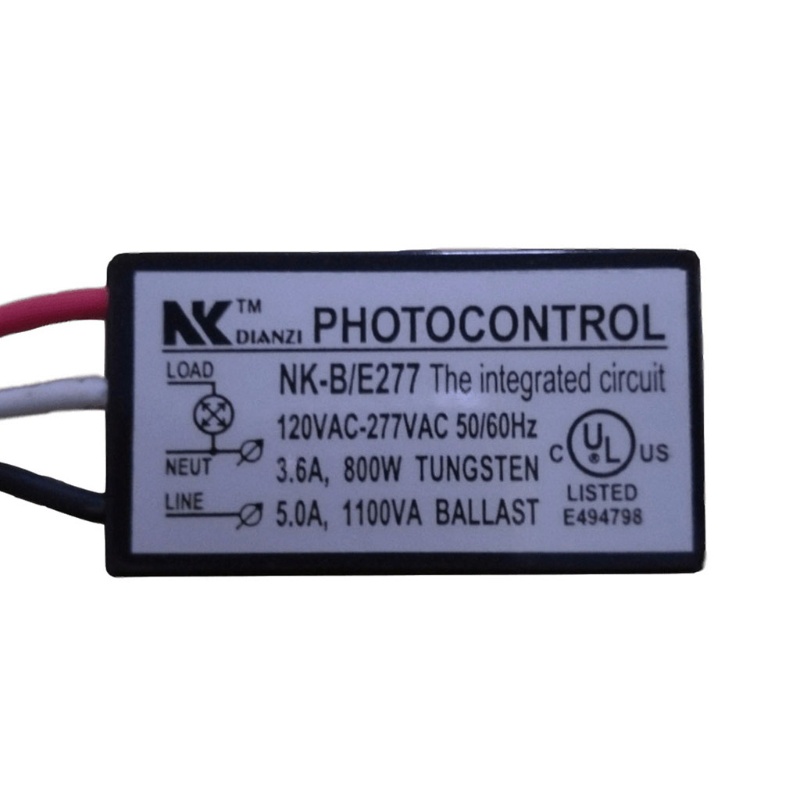 Công Tắc Đèn Cảm Biến Quang Điện 80V-277VAC