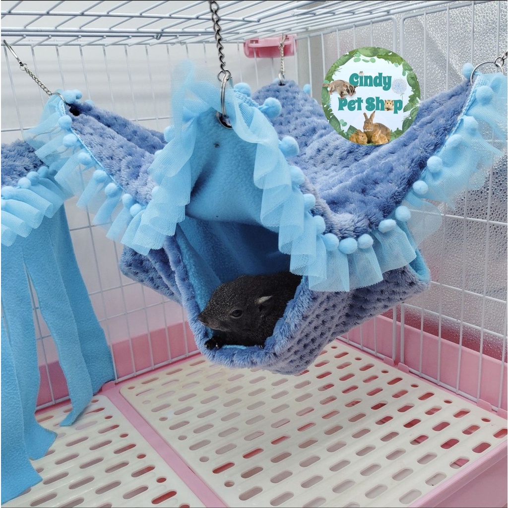 Võng treo 2 tầng cho Hamster, Sóc Bay, Sóc Bông, Sóc Đất...