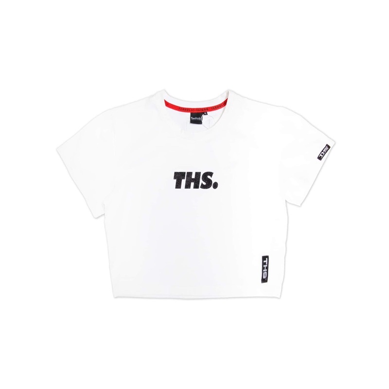 Áo Croptop Form Rộng TeeHolic Logo Nhũ Kim Tuyến THS