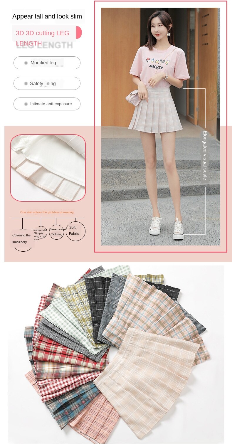 Chân Váy Chữ A Lưng Cao Phong Cách Hàn Quốc Cho Nữ | BigBuy360 - bigbuy360.vn