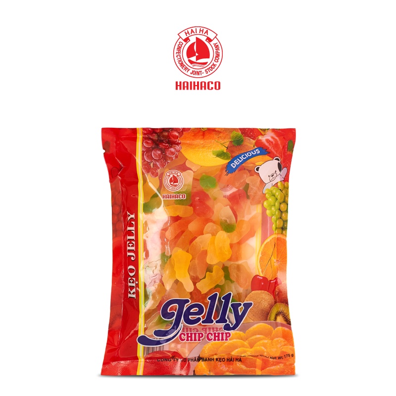 Kẹo Dẻo Chip Chip Jelly Hải Hà (Túi 175 Gram)