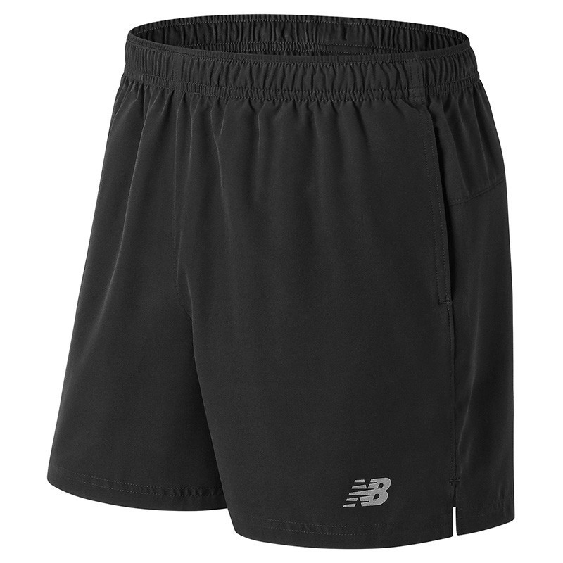 Quần ngắn chạy bộ nam NEW BALANCE Running MS01243BK (form quốc tế)