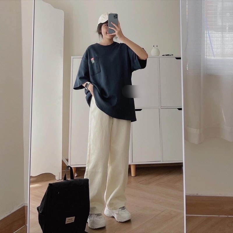 Sét Đồ Nữ, Set Áo Thun Kèm Túi Chất Cotton Quần Kaki Chun Hàng Loại 1