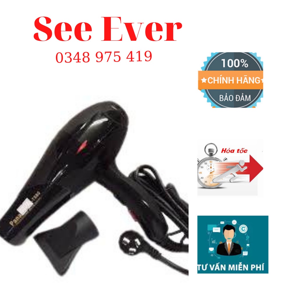 Máy sấy tóc  PANA 6688 chuyên salon máy khỏe có đèn led 2500w