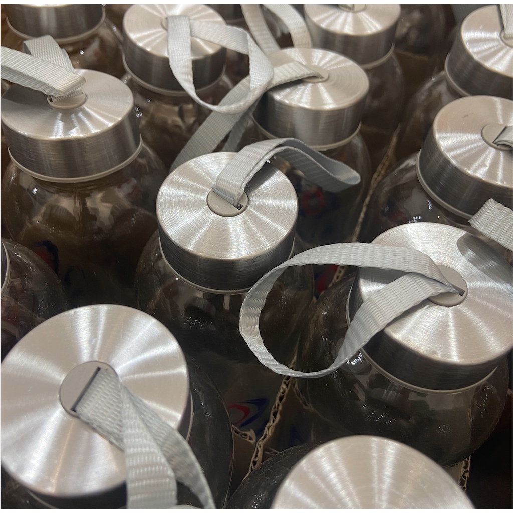 Bình nước thủy tinh, saffron Tây Á, dung tích 500ml, có dây xách | BigBuy360 - bigbuy360.vn