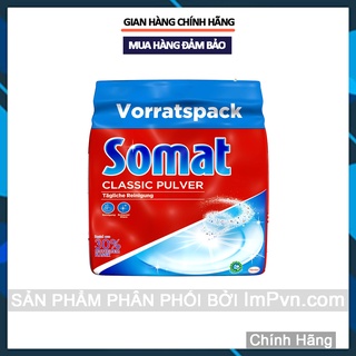 Bột rửa bát Somat , Bột rửa chén bát Alio dành cho máy rửa bát - Hàng nhập Đức - ImP - ImPvn
