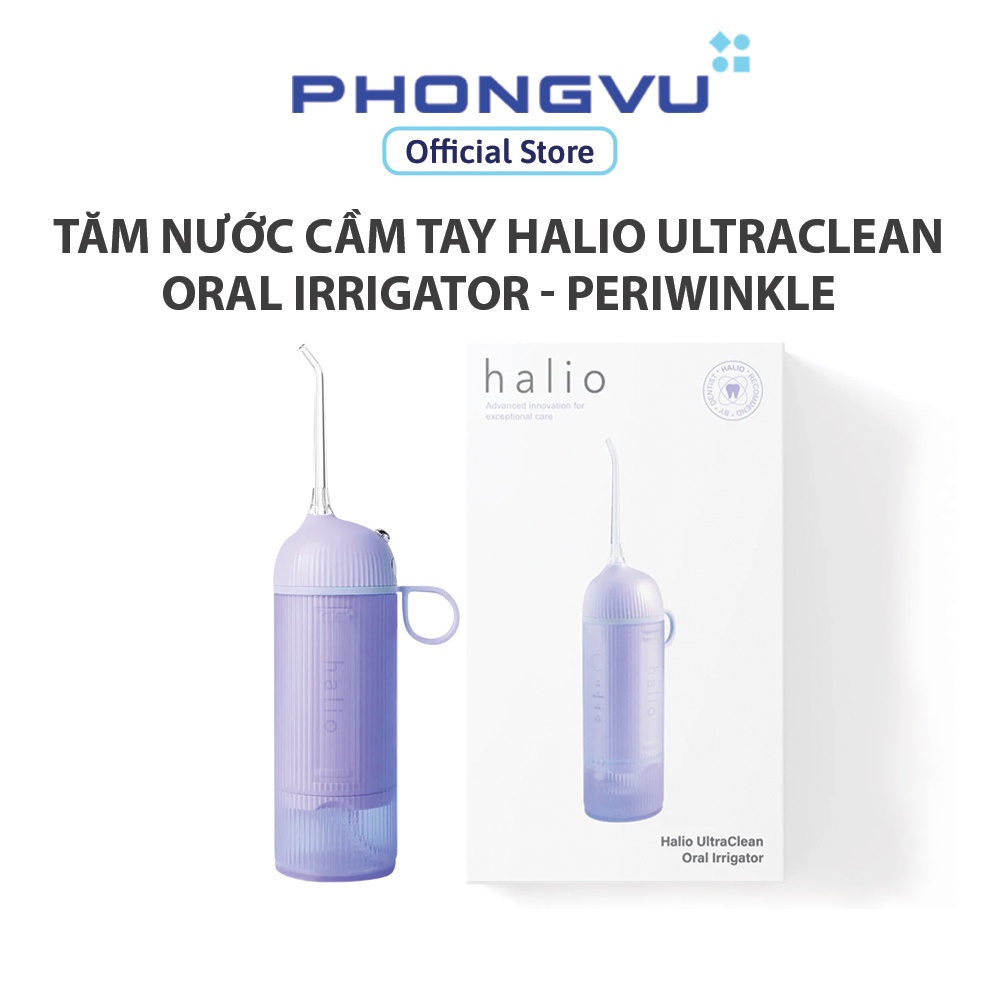 Máy Tăm nước cầm tay Halio UltraClean Oral Irrigator - Periwinkle - Bảo hành 12 tháng