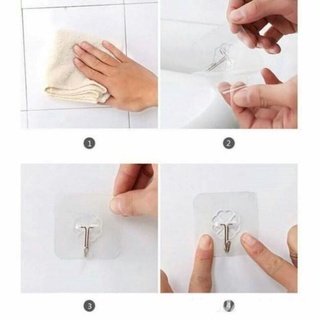 10 móc dán chịu lực  dán tường