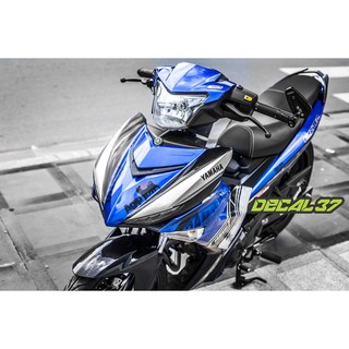 Tem trùm exciter 150 xanh đen