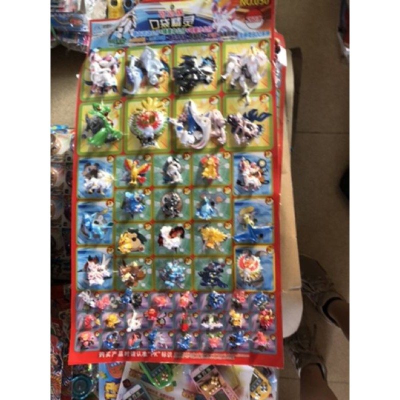 Vỉ trúng thưởng nhiều mẫu mô hình bìa to