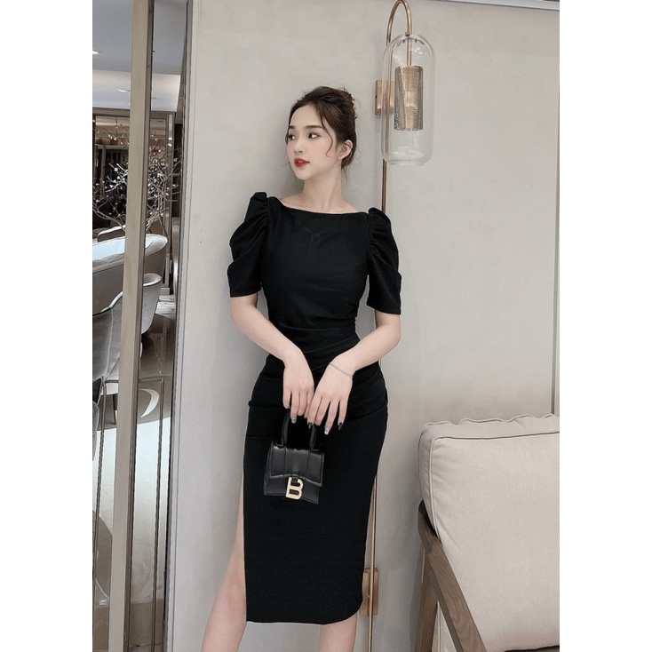 ĐẦM BODY BÚT CHÌ DỰ TIỆC CO GIÃN CỰC SANG CHẢNH QUÝ PHÁI LỊCH THIỆP THỜI TRANG HHP